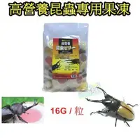 在飛比找Yahoo!奇摩拍賣優惠-【樂魚寶】高營養昆蟲專用果凍16g / 粒 獨角仙 甲蟲 各