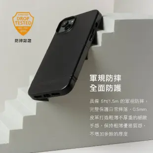 【Alto】iPhone 14 Plus 6.7吋 Metro系列 插卡式皮革全包覆輕薄防摔手機殼(真皮 插卡 防摔 輕薄 防摔)