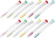 Beavorty Portable Mascara Brush Tube Set Eyelash Applicator for Clean Random Color