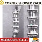 4Tier Telescopic Shower Corner Shelf Caddy Hold Bathroom Organiser Storage Racks