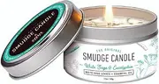 Soul Sticks White Sage and Eucalyptus Smudge Candle Wax Soy Based 100g