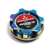 NEO CHROME CNC OIL CAP 4G63 FOR MITSUBISHI ECLIPSE TURBO MIRAGE LANCER JDM (for: Mitsubishi)
