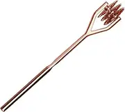 Wartenberg Pinwheel Stainless Steel - 18.5cm 3 Head Neuro Diagnostic Instrument, Medical Sensory Testing Tool with Rolling Gear Wheel