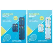 Adhesive Scoreboard Scorekeeper Professional Tennis Padel Tennis Score-Racket