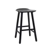 Modern Furniture Hetty 42x63cm Counter Stool - Black Ash Veneer