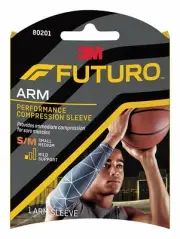 Futuro Sport Performance Compression Arm Sleeve, Large/X-Large