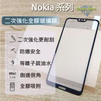 在飛比找蝦皮購物優惠-Nokia 二次強化全膠玻璃膜 8 8.1 8.3 7Plu