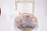 Franklin Mint, Baby Lion Can We Be Friends Plate