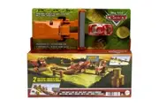 Disney Pixar - Cars Frank Escape & Stunt Race Playset With Lightning Mcqueen Toy Car