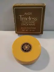 Vintage New Old Stock Avon 1988 Timeless Cologne Stack'mms Solid .07 oz. HTF!