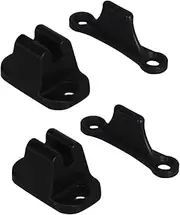 [GATSUN] 1/2pcs Camper Door Retainer Catch Caravan Motorhomes Boat RV Stopper Clip Clip Latch RV Motorhome Replacement Parts (Color : 2pcs Black)