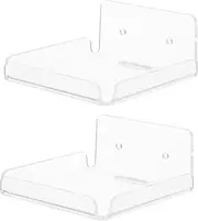 2pcs Camera Bracket Security Camera Wall Mount Router Bracket Holder Wall-Mounted Camera Rack Wall Router Storage Brackets Monitor Shelf Router Storage Rack