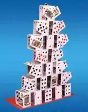 Magic Card Castle - Build a 22" Card Castle in Seconds! WATCH!!