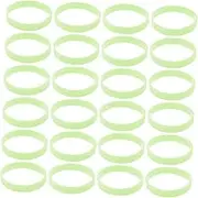 JOINPAYA 100Pcs Luminous Silicone Wristbands Glow Dark Bracelets for Party Favors Neon Wristbands for Events Birthdays and Celebrations Bright