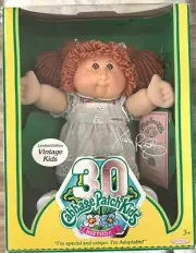 Cabbage Patch 30th Birthday LTD Edition Vintage Kid Salmon Hair, Freckles!