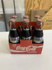 1993 National Baseball Champions LSU Tigers 6 Pack Coca Cola 8oz Bottles