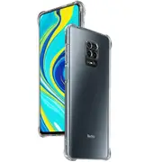 TPU Soft Shockproof Phone Case for Xiaomi Redmi Note 9 Pro 2 pcs - Transparent