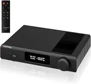 Topping D90III Discrete Full Balanced DAC, DSD512 PCM768kHz, 1bit With PSRM Module, USB/Bluetooth5.1/Optic/Coaxial/AES/IIS to RCA/XLR Converter, HiFi Support Ten-Band PEQ (Black)