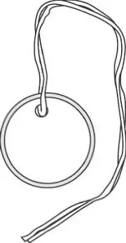 Hy-Ko KB145-100 1-1/4 In. Paper Tag in Aluminum Ring With String, 100-Pk. -