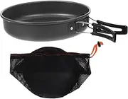 BRIGHTFUFU 1Set Outdoor Camping Baking Pan Non Stick Griddle for Frying Eggs Steak More Portable Cooking Utensils with Easy Clean Design for Outdoor Kitchen Use