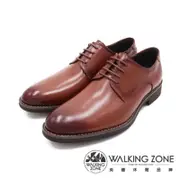 WALKING ZONE(男)車縫素面正裝皮鞋 男鞋-棕(另有黑)