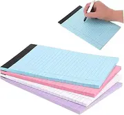 jojofuny Legal Notepads Smooth Paper 4 Pcs Note Pads Memo Sheets Draft Notebook Memo Pad for