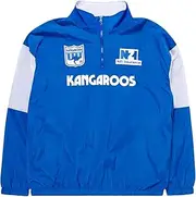 [North Melbourne Kangaroos] AFL Footy Mens Adults Throwback Windbreaker Pullover Jacket