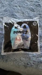 2- New McDonalds 2022 Sonic 2 Happy Meal Toys #1 / Sonic & #2 / Supersonic