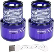 2 Pack Vacuum Filter Replacement Parts, Compatible with Dyson V11 Animal V11 Torque Drive Complete V15 Detect Cordless Vacuum Cleaner, Washable, Filters Replaces Part# 970013-02