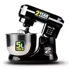 iBELL 4500MPLUS Stand Mixer with Tilt-up Head, 100% Copper Motor, 1300W (Black)