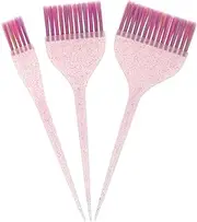 Generic 3pcs Set Hair Dyeing Comb Highlighting Comb Long Tail Applicator Brush Hair Applicator Dye Brush Hair Color Application Brush Hair Color Applicator Hair Dye Tools Nylon