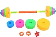 JOINPAYA 1 Set Adjustable Barbell Weight for Fun Exercise Dumbbells for Home Workout Fill with Water Sand for Custom Weight Engaging Arm Strength Training