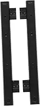 Angoily 1Pair Durable Keyboard Tray Slide Out Computer Rack Height for Office Use Easy Install Cold Rolled Keyboard Stand Keyboard Slide Rails