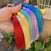 6pcs/lot 12cm Thick Fringe Tassel Sewing DIY Craft Decor Hanging Nice Trim #7