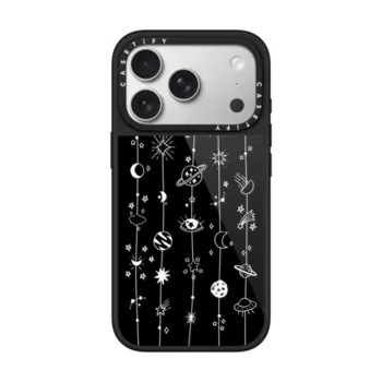 iPhone 17 Pro Glaze Case MagSafe Compatible Mystery universe and space stars icons