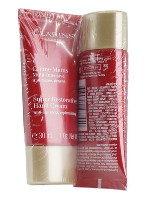 Clarins Super Restorative Hand Cream 1 OZ Set of 2