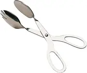 HEALEEP Stainless Steel Salad Tong Food Serving Tongs for Catering Buffets Restaurants Comfortable Grip Pickup Kitchen Tool