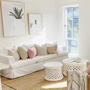 Club Santorini Newport Sofa in White