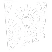ProtectorAl 300-1200mm x 300-1200mm Gloss White/Satin White Sunburst Unframed Composite Deco Panel