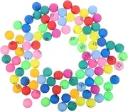 MUSISALY Plastic Sorting Balls for Bingo Game Adult Party Prizes Vibrant Plastic Prize Balls