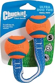 Chuckit! Ultra Duo Dog Tug Toy, Small Indoor and Outdoor Dog Toy