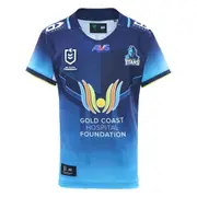 NRL 2025 Home Jersey - Gold Coast Titans - Youth - Kids