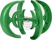 1200W Wind Turbines Generator, 4 Blades Vertical Axes Generator Electricity Producer Device Power System (12V)