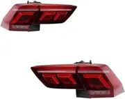 Compatible With VW Tiguan 2017-2022 LED taillight assembly dynamic signal turn signal DRL brake light automotive accessories
