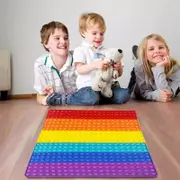 Pop It Game Fidget Toys Jumbo Push Bubble Sensory Toys for Parent-Child Time Classroom Exchange and Game Prize Supplies