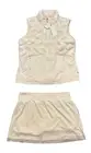RTLS $166 - CARRIE UNDERWOOD CALIA WOMENS IVORY CREAM VEST & SKORT SET SZ XL