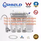 Shield 6 Stages Alkaline Reverse Osmosis Water Filter System Replacement Pack