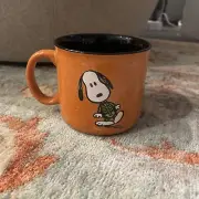 Orange Black Halloween Peanuts Snoopy Skeleton Mug Cup Jumbo Coffee Tea 18Oz NEW