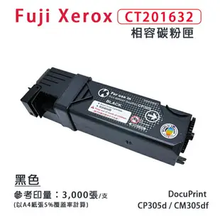 【有購豐-副廠優惠組】FujiXerox 富士全錄 CT201632-35 一黑三彩相容碳粉匣優惠組｜適用：CP305d CM305