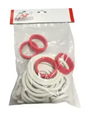 Gottlieb Caveman Pinball Machine Replacement Repair Rubber Ring Kit White